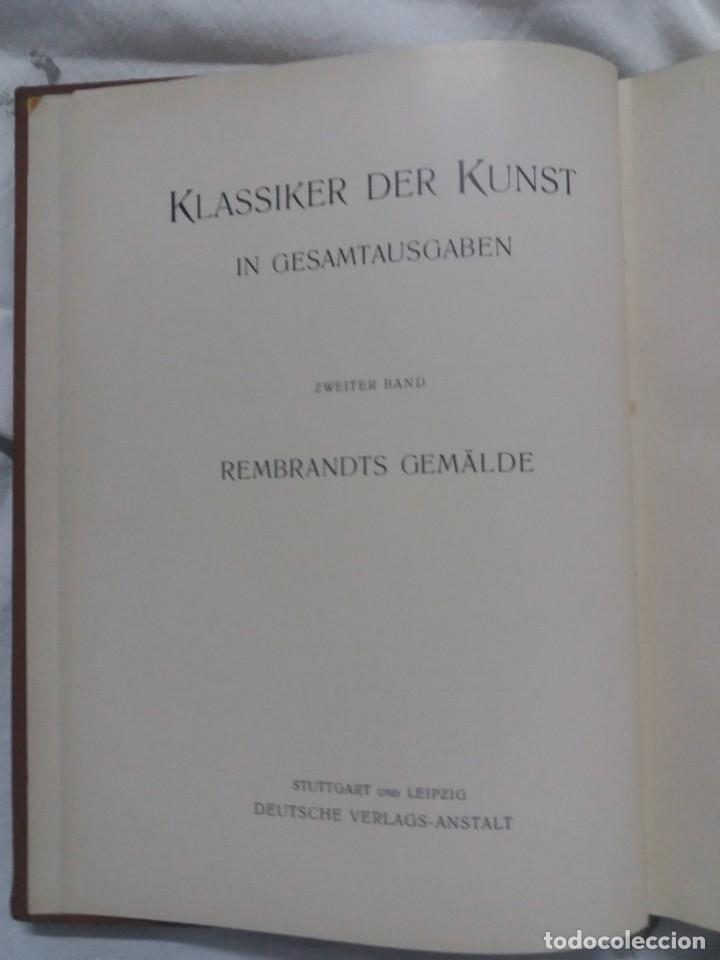 Libros antiguos: Libro sobre la obra de Rembrandt - Foto 4