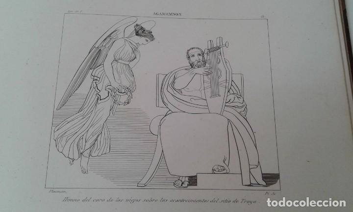 Libros antiguos: TRAGEDIAS DE ESQUILO PI Y MARGALL COMPOSICIONES DE FLAXMANN - Foto 7