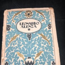 Libros antiguos: LEONARDO ALENZA. ESTRELLA, COLECCIÓN MONOGRAFÍAS DE ARTE. 1ª EDICIÓN. SATURNINO CALLEJA 1920