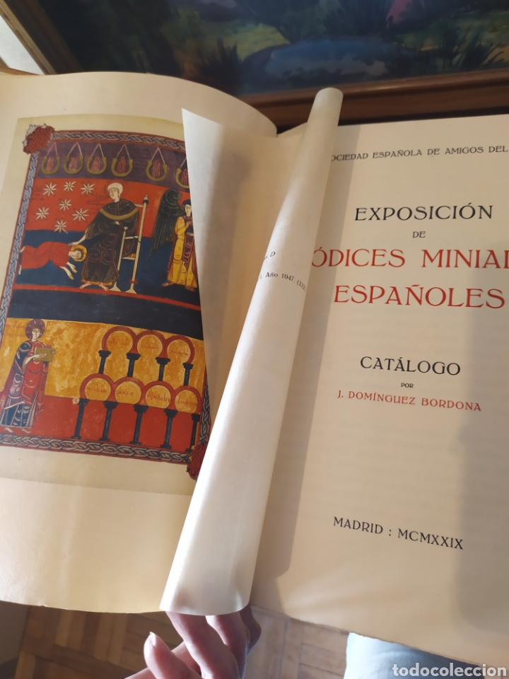 Libros antiguos: C&oacute;dices miniados espa&ntilde;oles. 1929. - Foto 4