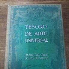 Libros antiguos: ANTIGUO LIBRO TESORO DE ARTE UNIVERSAL. LAS MEJORES OBRAS DE ARTE DEL MUNDO. EDICIONES HYMSA. Lote 346963098