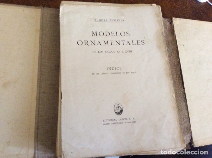 Libros antiguos: Libro de l&aacute;minas decorativas - Foto 3