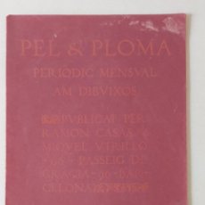Libros antiguos: PEL & PLOMA PERIODIC MENSUAL AM DIBUIXOS Nº 94 JUNY ANY QUART 1903 - RAMON CASAS / MIQUEL UTRILLO. Lote 363059000