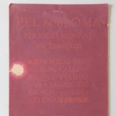 Libros antiguos: PEL & PLOMA PERIODIC MENSUAL AM DIBUIXOS Nº 93 MAIG ANY QUART 1903 - RAMON CASAS / MIQUEL UTRILLO. Lote 363059025