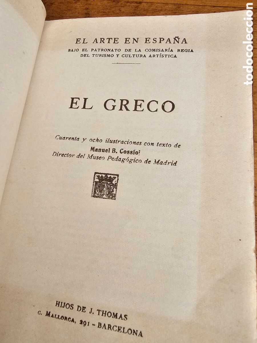Libros antiguos: Libro de Arte El Greco n&deg;10 de 1913 - Foto 4