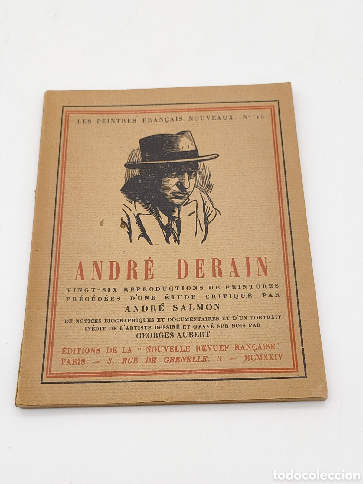 Libros antiguos: Andr&eacute; Derain par Andr&eacute; Salmon 1923 - Foto 1