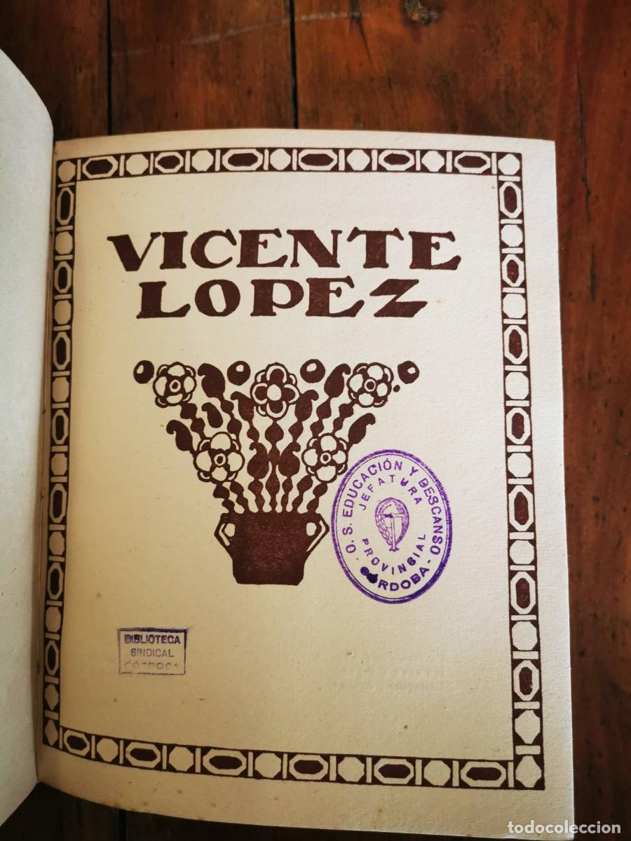 Libros antiguos: VICENTE L&oacute;pez - Foto 2