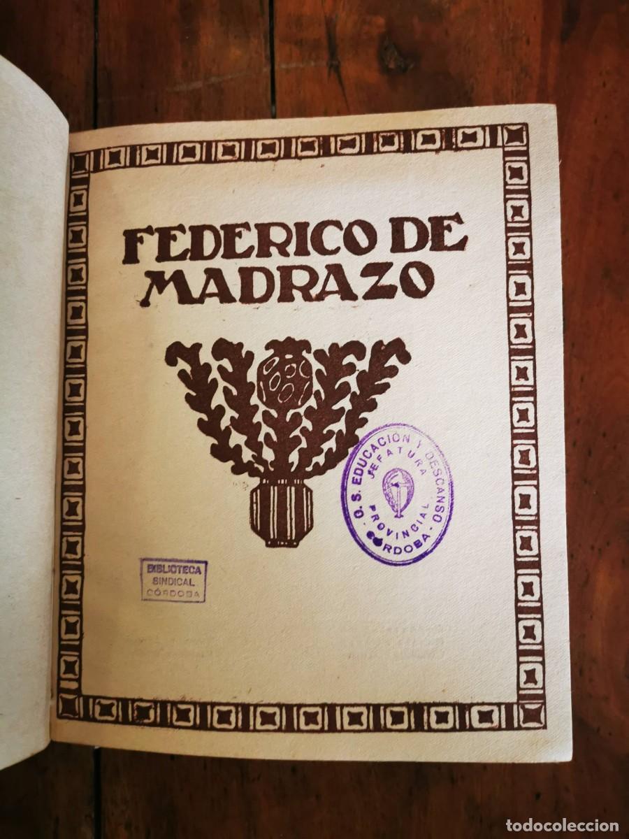 Libros antiguos: FEDERICO de Madrazo - Foto 2