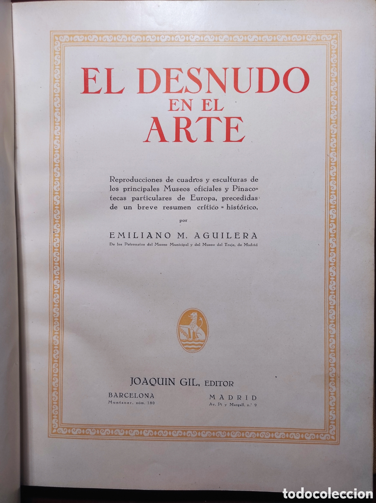 Libros antiguos: LIBRO EL DESNUDO EN EL ARTE 1932 - Foto 2