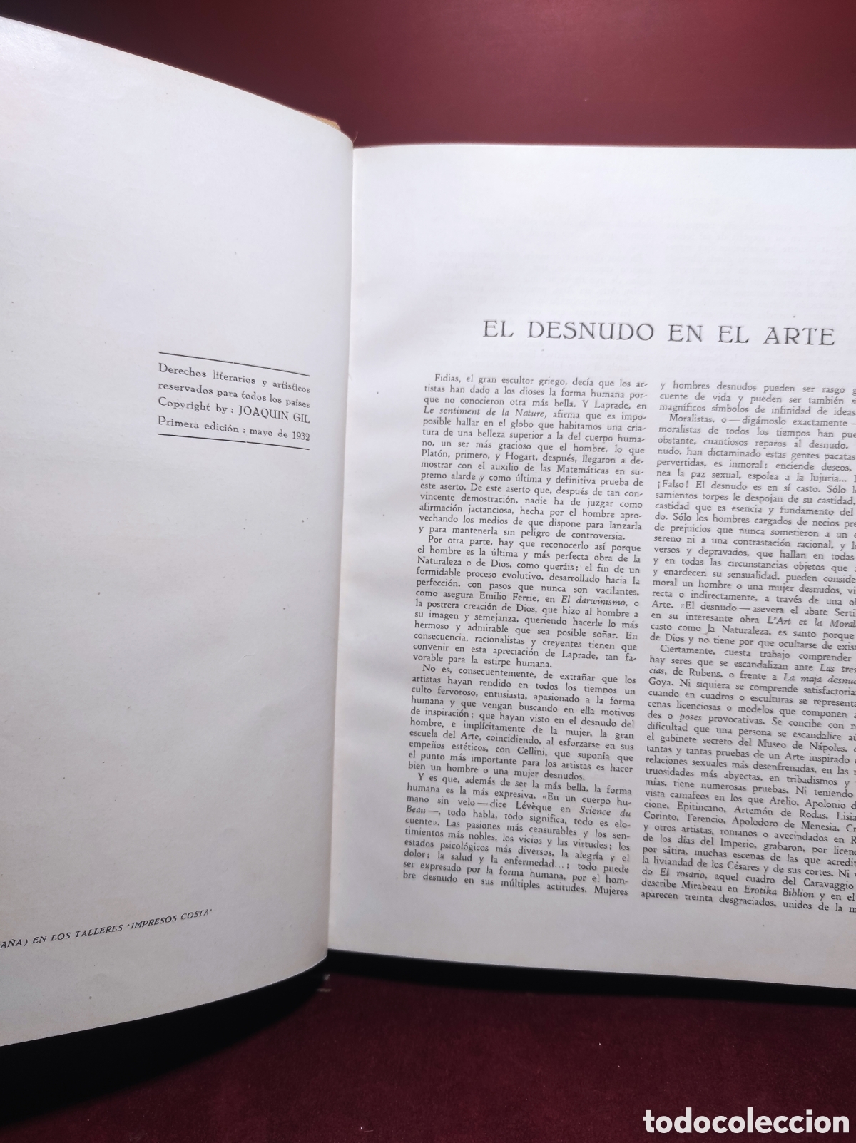 Libros antiguos: LIBRO EL DESNUDO EN EL ARTE 1932 - Foto 3