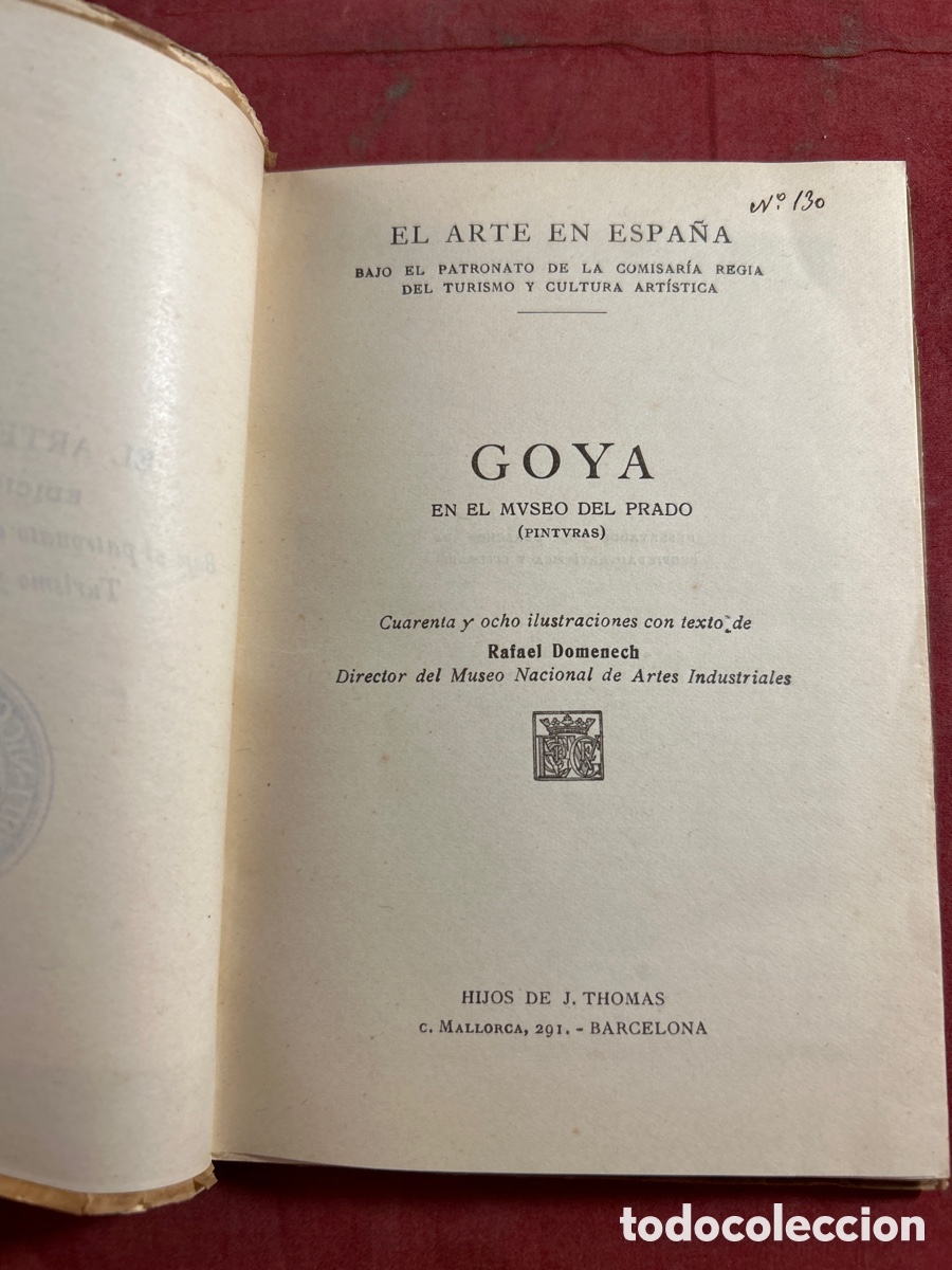 Libros antiguos: GOYA EN EL MUSEO DEL PRADO - Foto 3