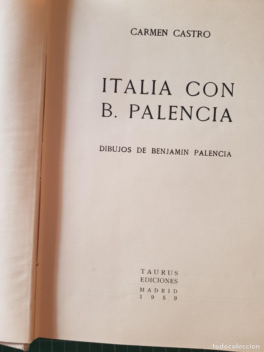 Libros antiguos: Italia con Benjam&iacute;n Palencia - Foto 6