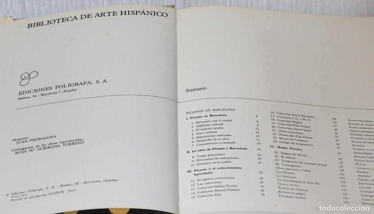 Libros antiguos: Picassos de Barcelona - Foto 3