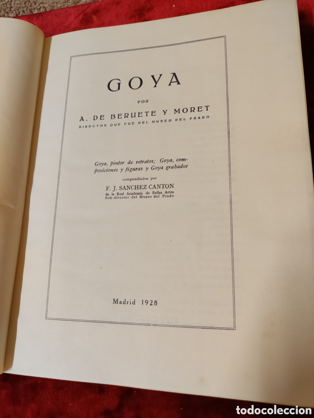 Libros antiguos: Libro Goya 1928 antiguo - Foto 4