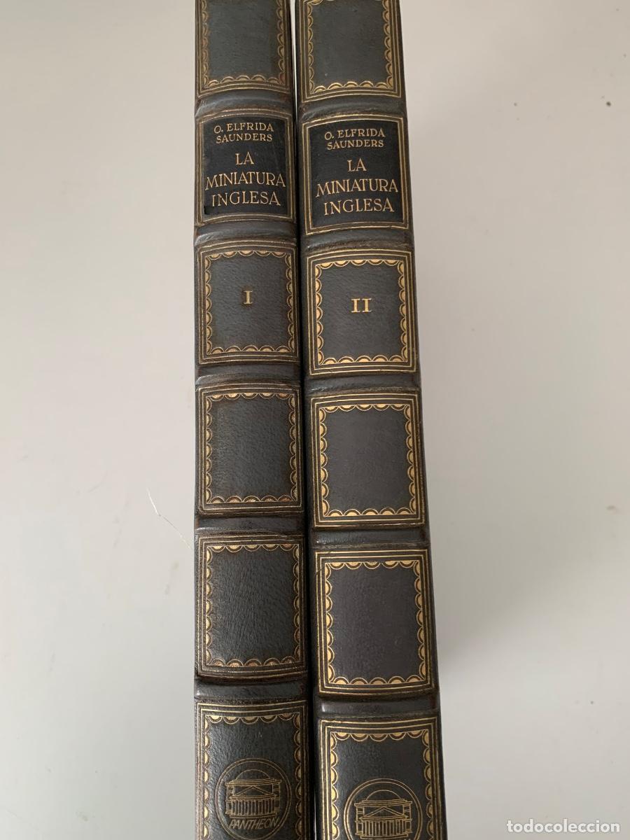 Libros antiguos: La miniatura inglesa 2 tomos - Foto 1