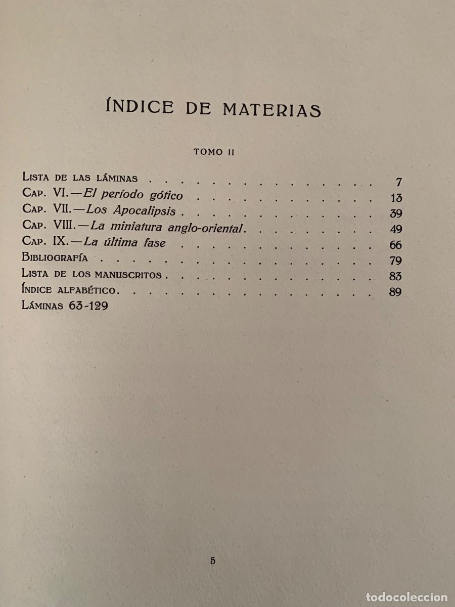 Libros antiguos: La miniatura inglesa 2 tomos - Foto 8