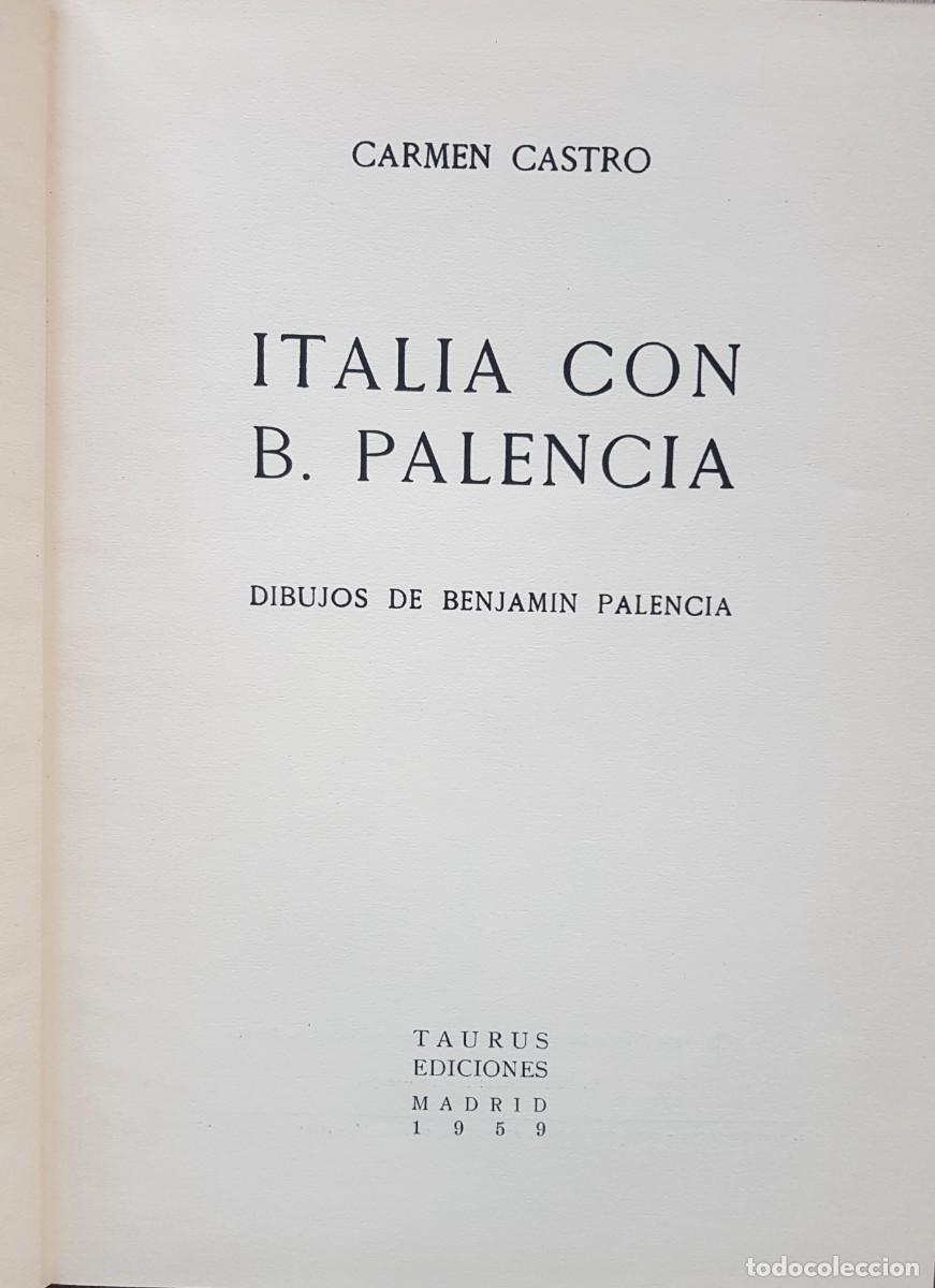 Libros antiguos: Italia con Benjam&iacute;n Palencia - Foto 10