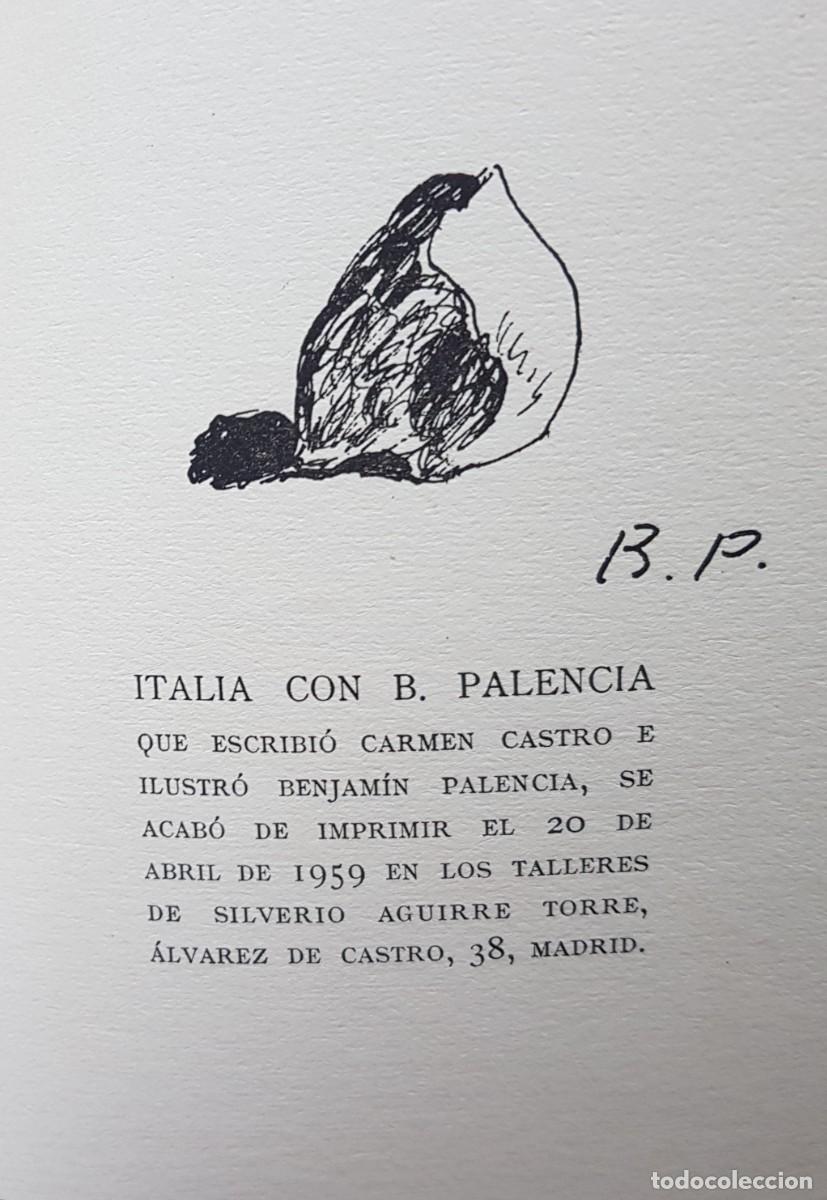 Libros antiguos: Italia con Benjam&iacute;n Palencia - Foto 11