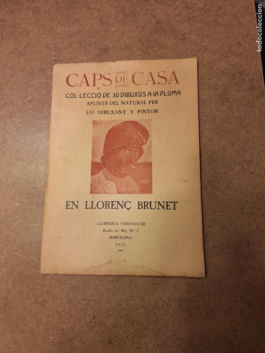 Libros antiguos: Caps de Casa - En Lloren&ccedil; Brunet - Foto 1