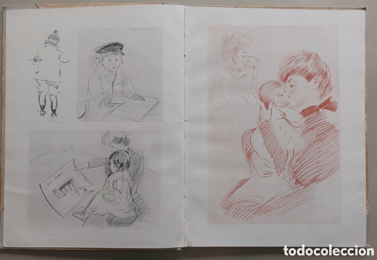 Libros antiguos: Nos B&eacute;b&eacute;s par Helleu. - Foto 3