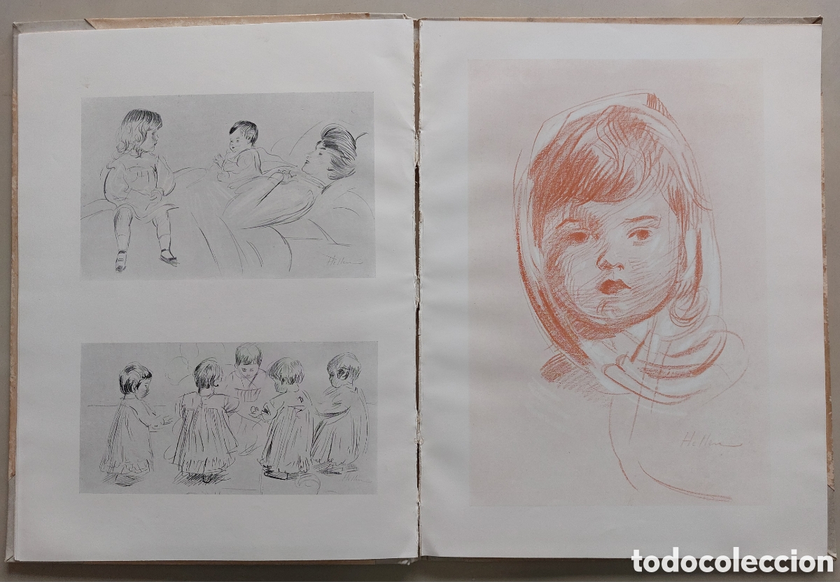 Libros antiguos: Nos B&eacute;b&eacute;s par Helleu. - Foto 6