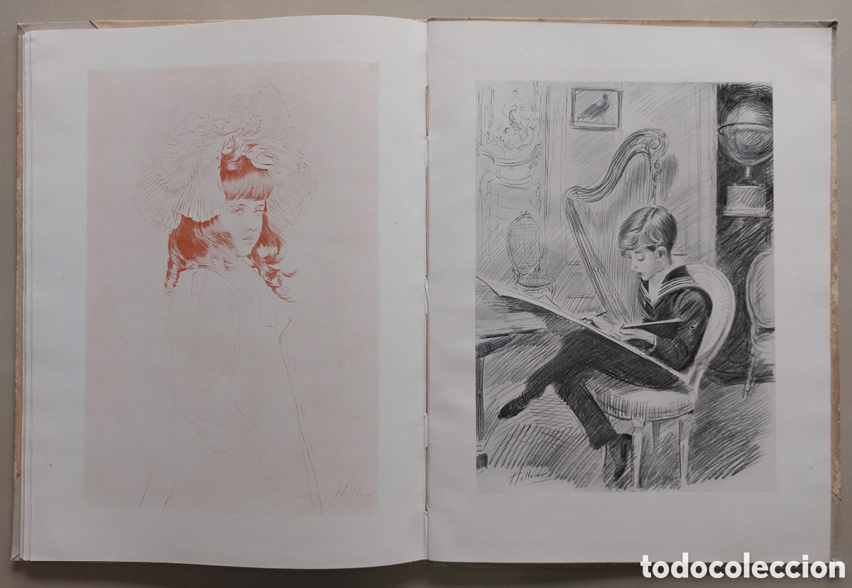 Libros antiguos: Nos B&eacute;b&eacute;s par Helleu. - Foto 9