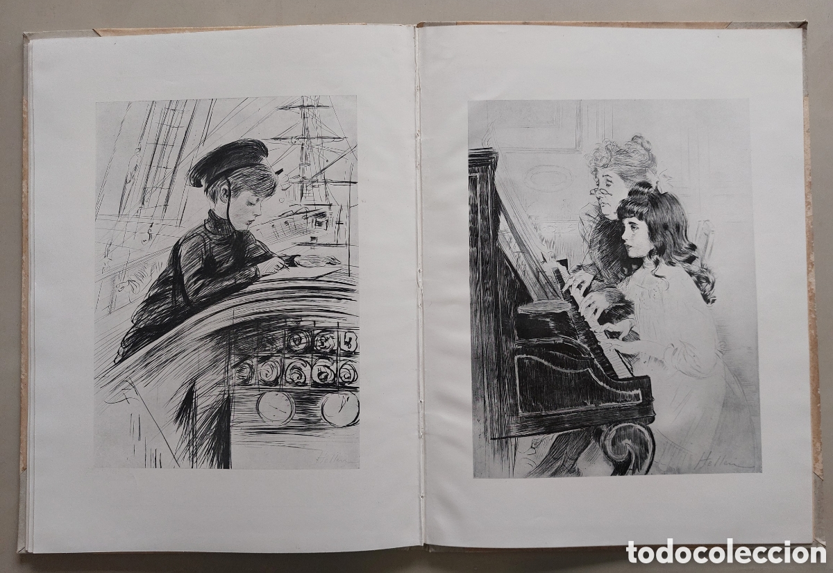 Libros antiguos: Nos B&eacute;b&eacute;s par Helleu. - Foto 11