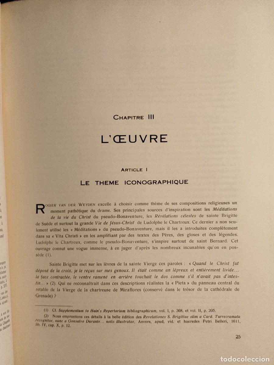 Libros antiguos: 1948. Un Rogier Van der Weyden Inconnu. Hoffmans. - Foto 13