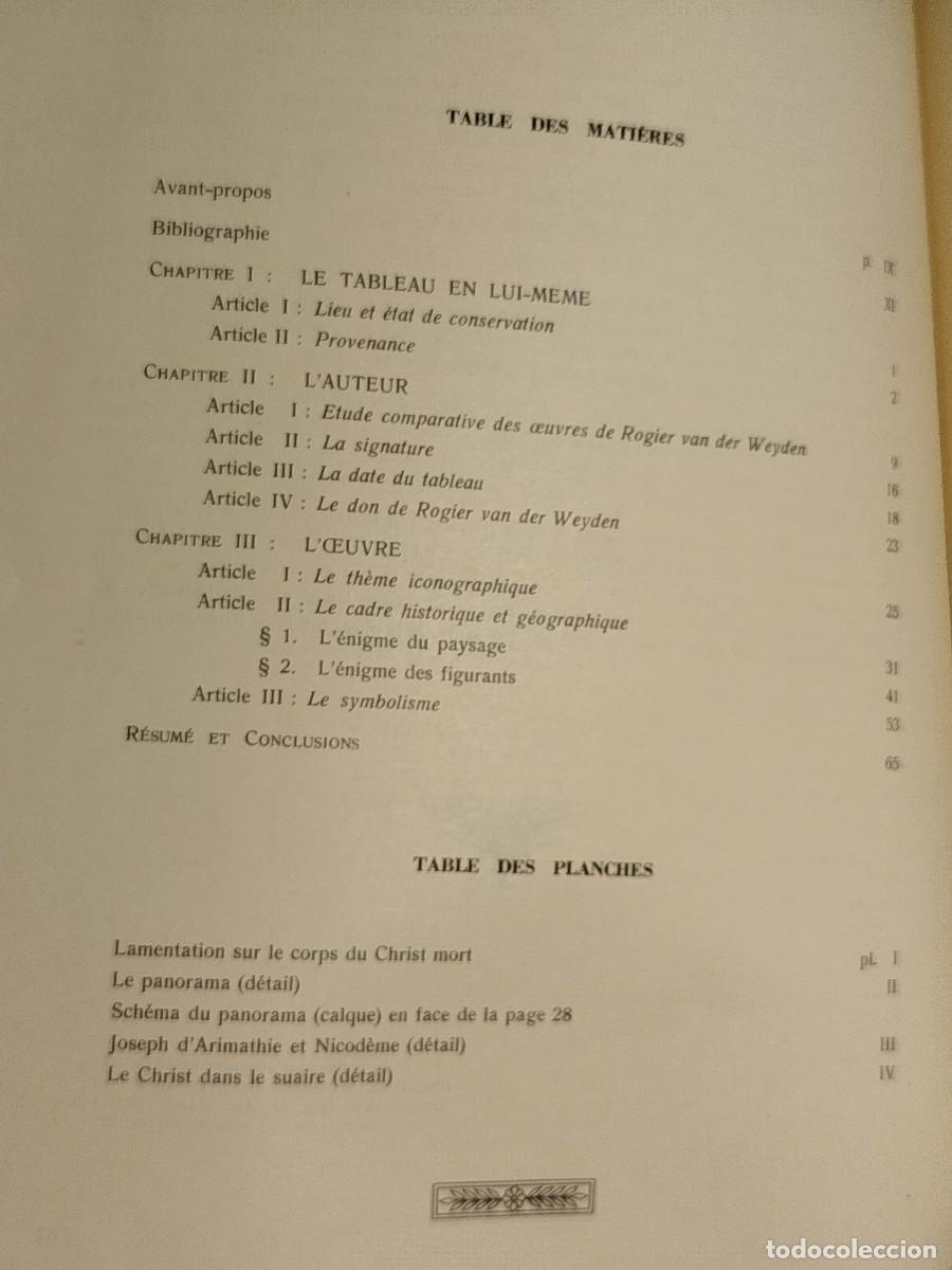 Libros antiguos: 1948. Un Rogier Van der Weyden Inconnu. Hoffmans. - Foto 21