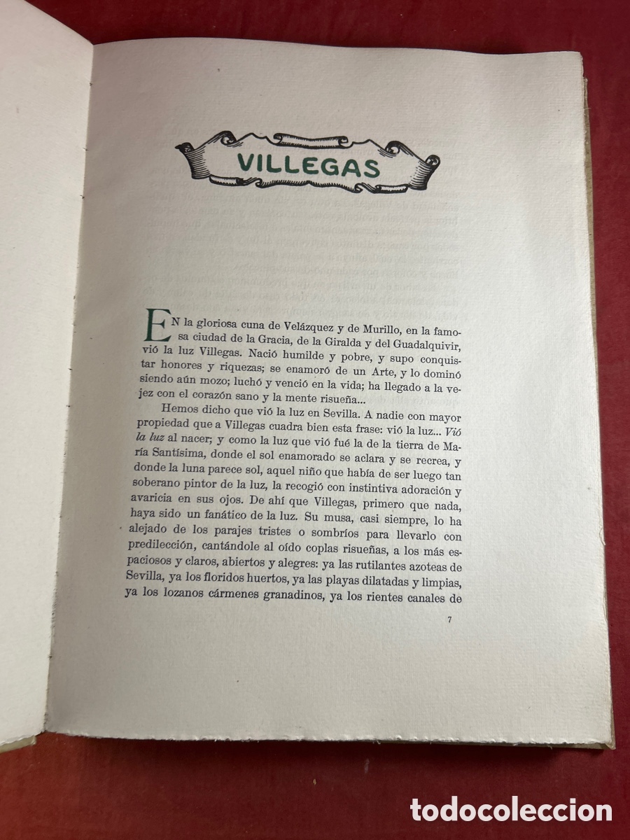 Libros antiguos: HOMENAJE A VILLEGAS 1919 - Foto 4