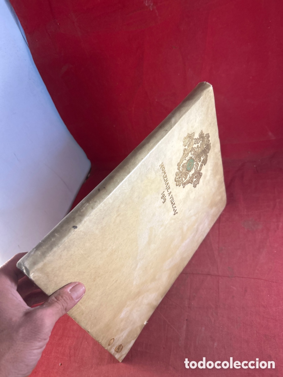 Libros antiguos: HOMENAJE A VILLEGAS 1919 - Foto 8