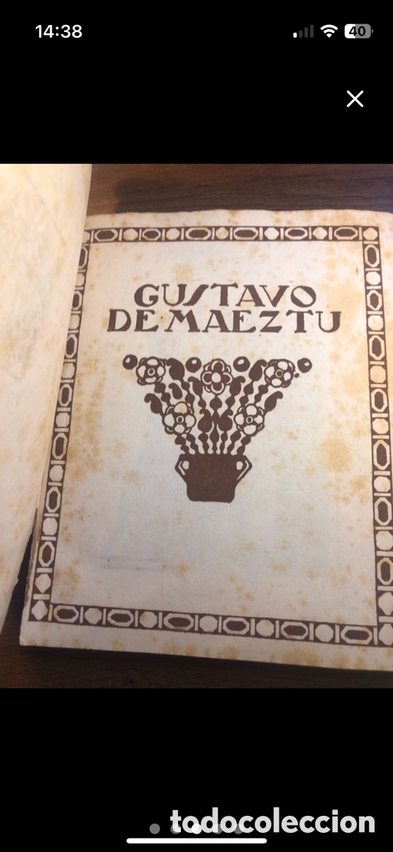 Libros antiguos: Libro antiguo Gustavo de Maeztu de - Foto 3