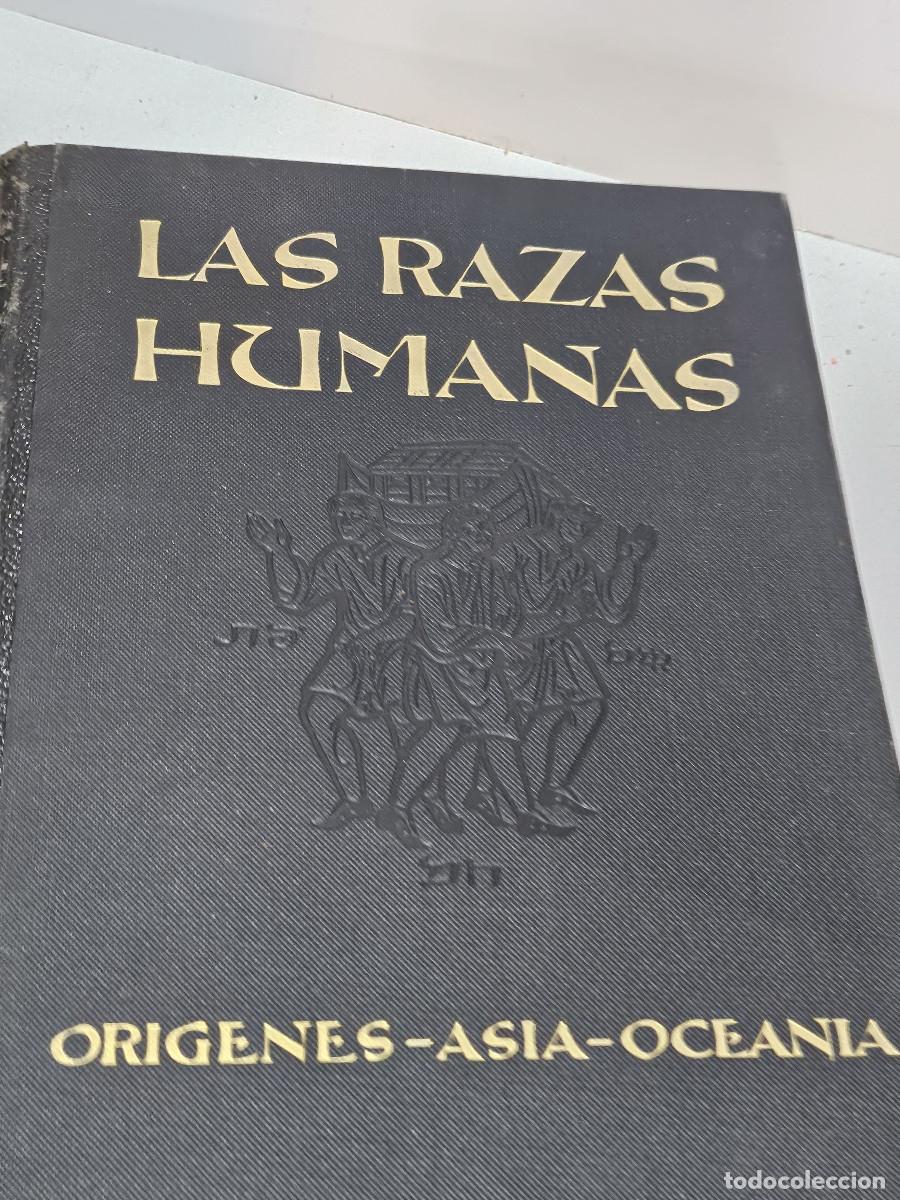 Libros antiguos: 2 tomos de las razas humanas - Foto 2