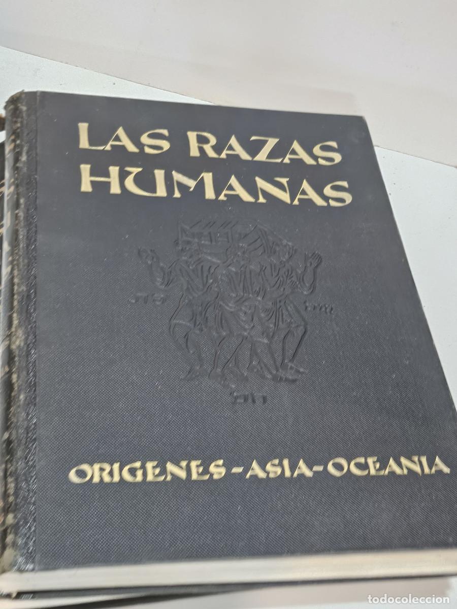 Libros antiguos: 2 tomos de las razas humanas - Foto 3