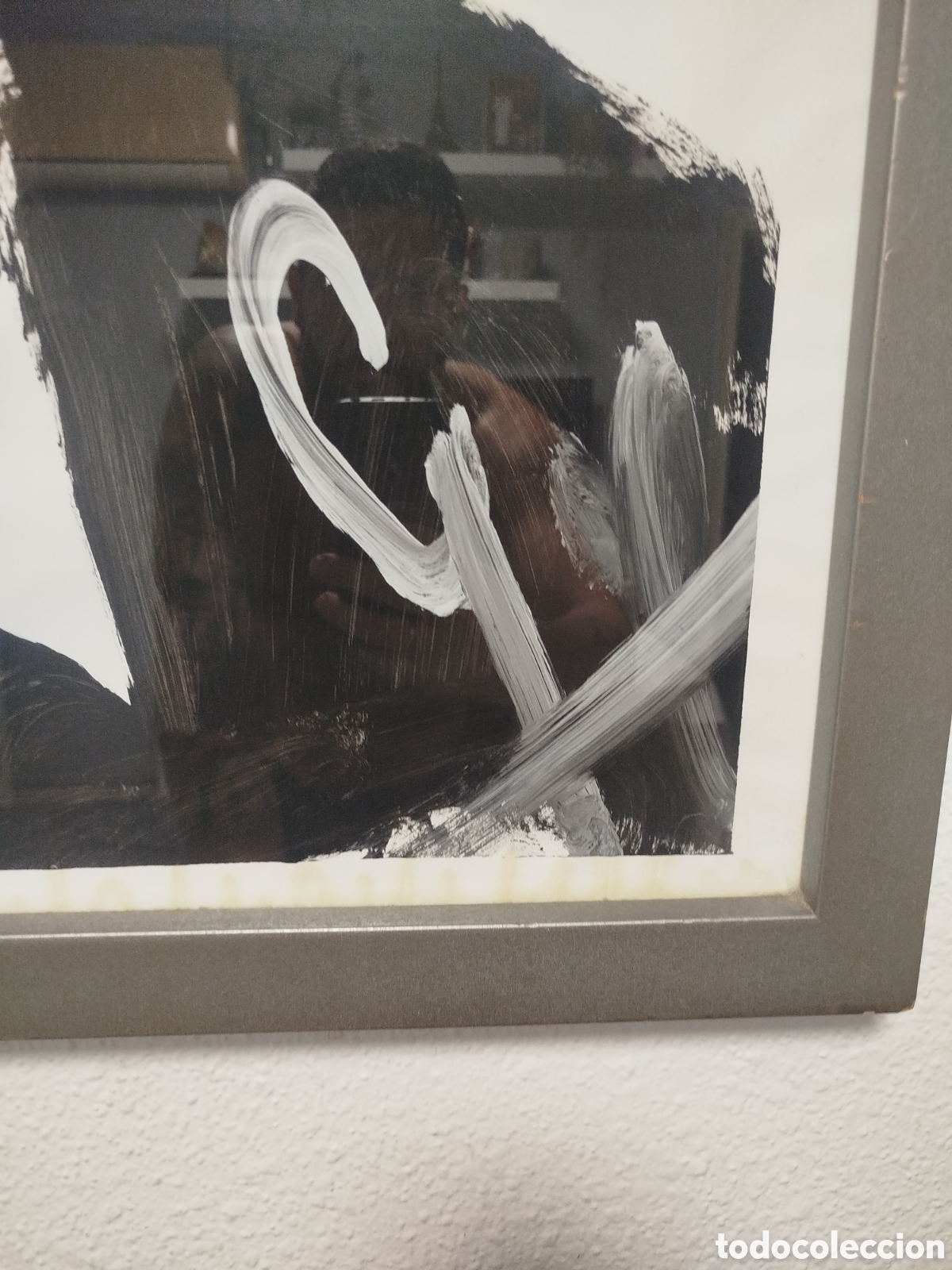 Libros antiguos: Cuadro Frank Sinatra pintado a mano - Foto 2