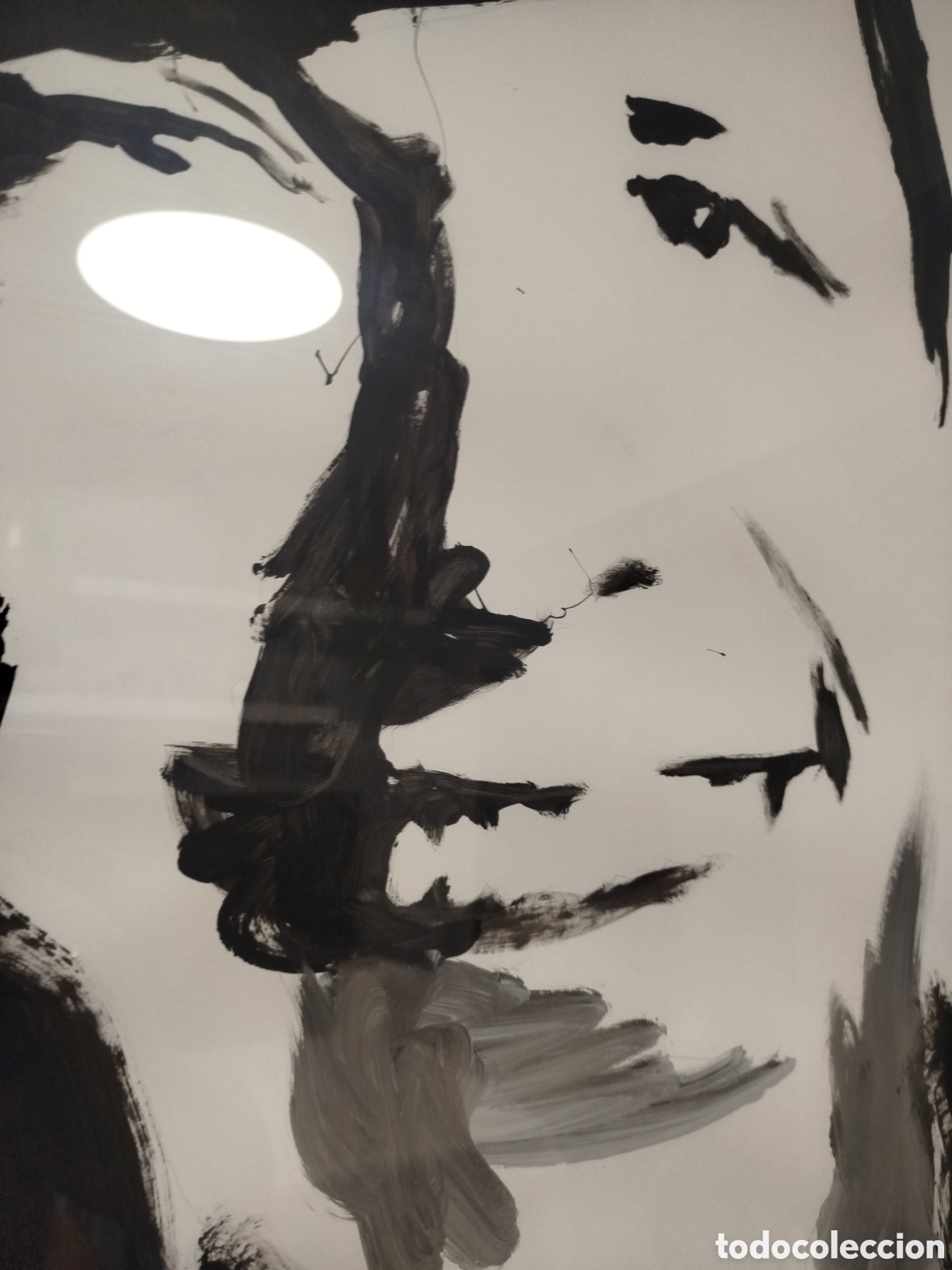 Libros antiguos: Cuadro Frank Sinatra pintado a mano - Foto 3