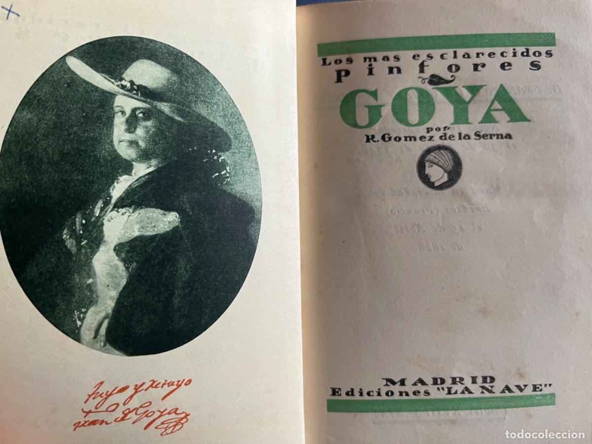 Libros antiguos: G&oacute;mez de la Serna, Ram&oacute;n.- Goya - Foto 7