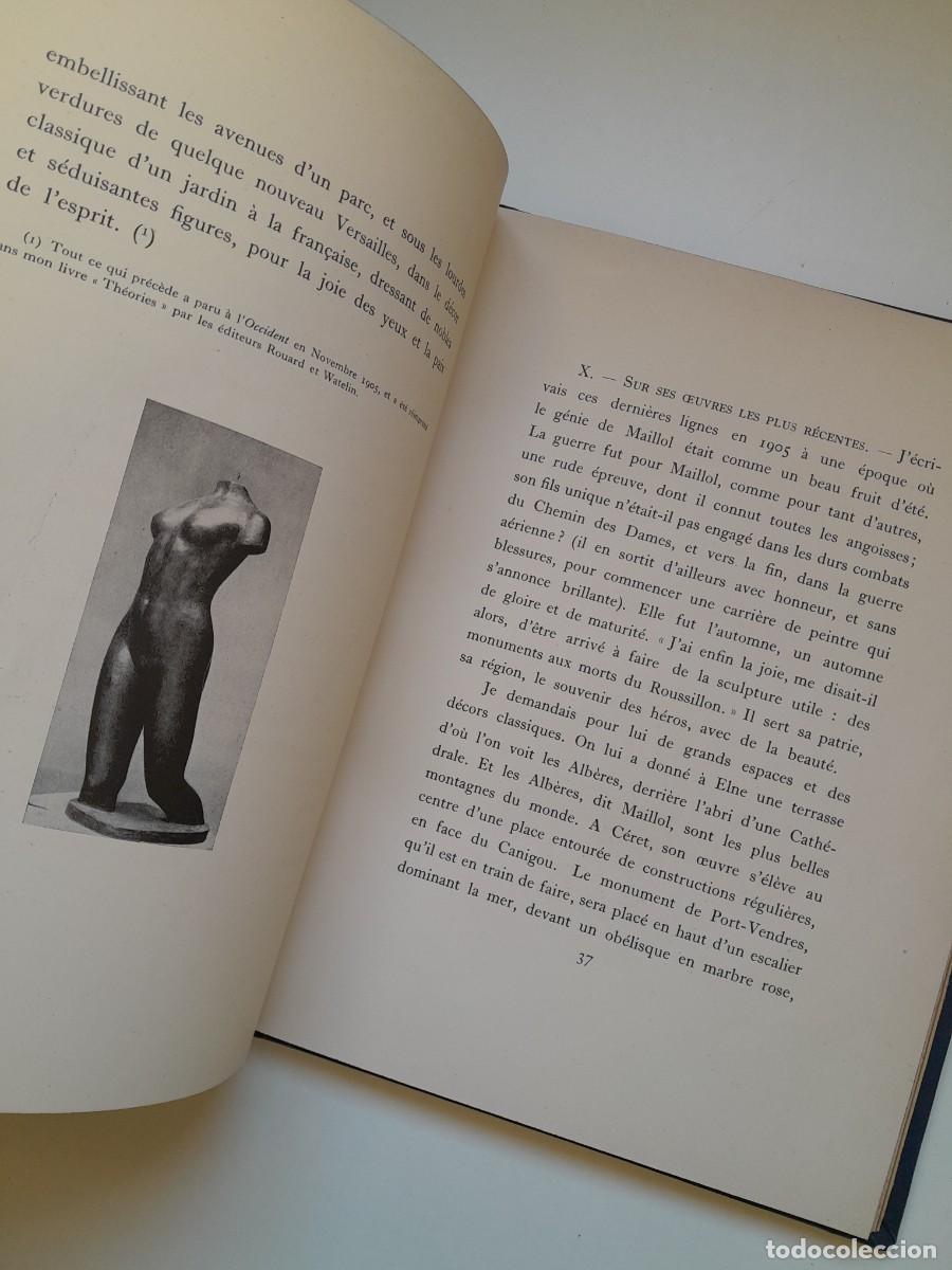 Libros antiguos: ARISTIDE MAILLOL - MAURICE DENIS (1925) - Foto 4