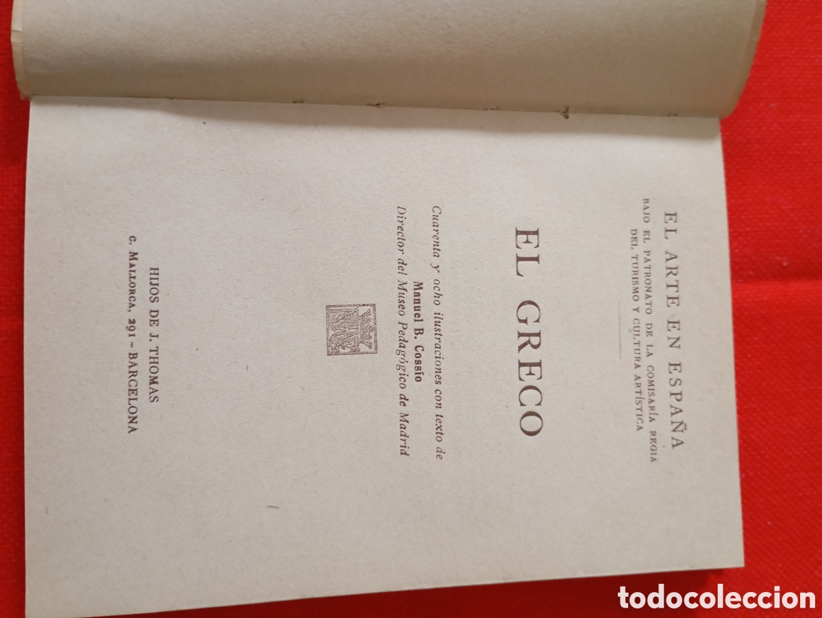 Libros antiguos: El arte en Espa&ntilde;a EL GRECO - Foto 3