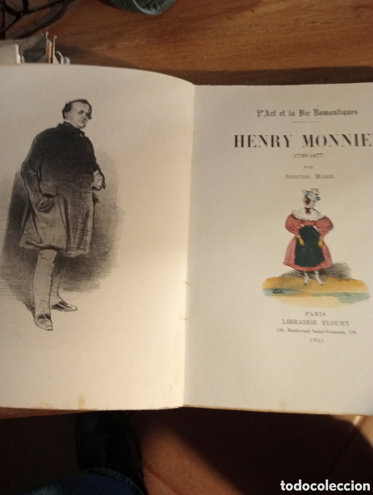 Libros antiguos: Libro de Henry Monnier de arte - Foto 2