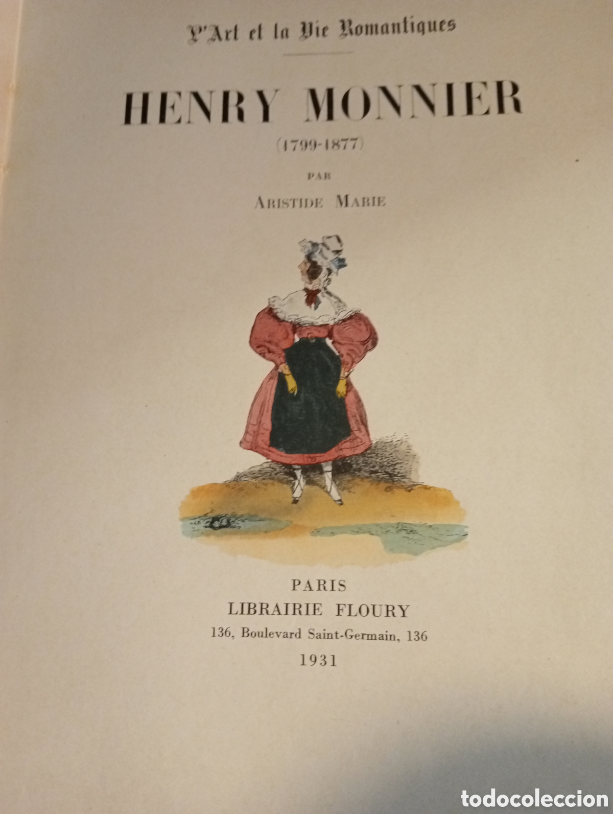 Libros antiguos: Libro de Henry Monnier de arte - Foto 3