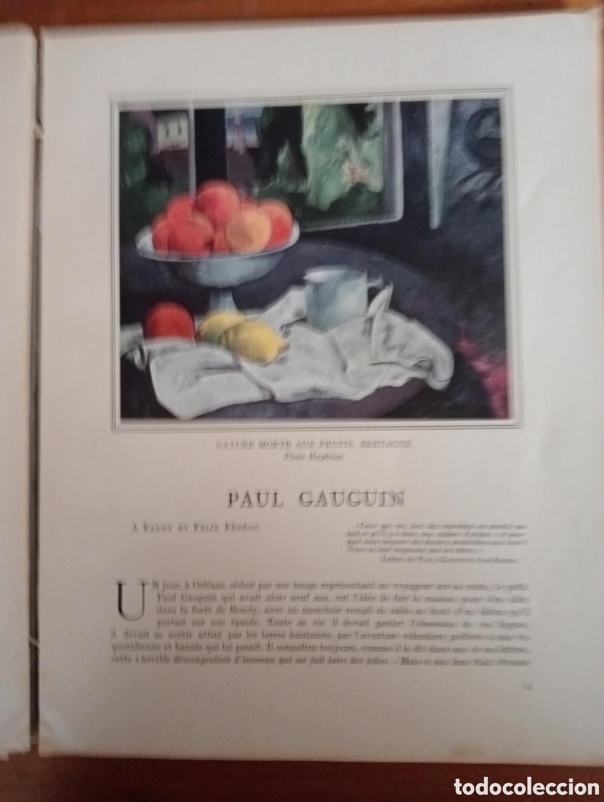 Libros antiguos: Libro de Gauguin con estampas - Foto 3