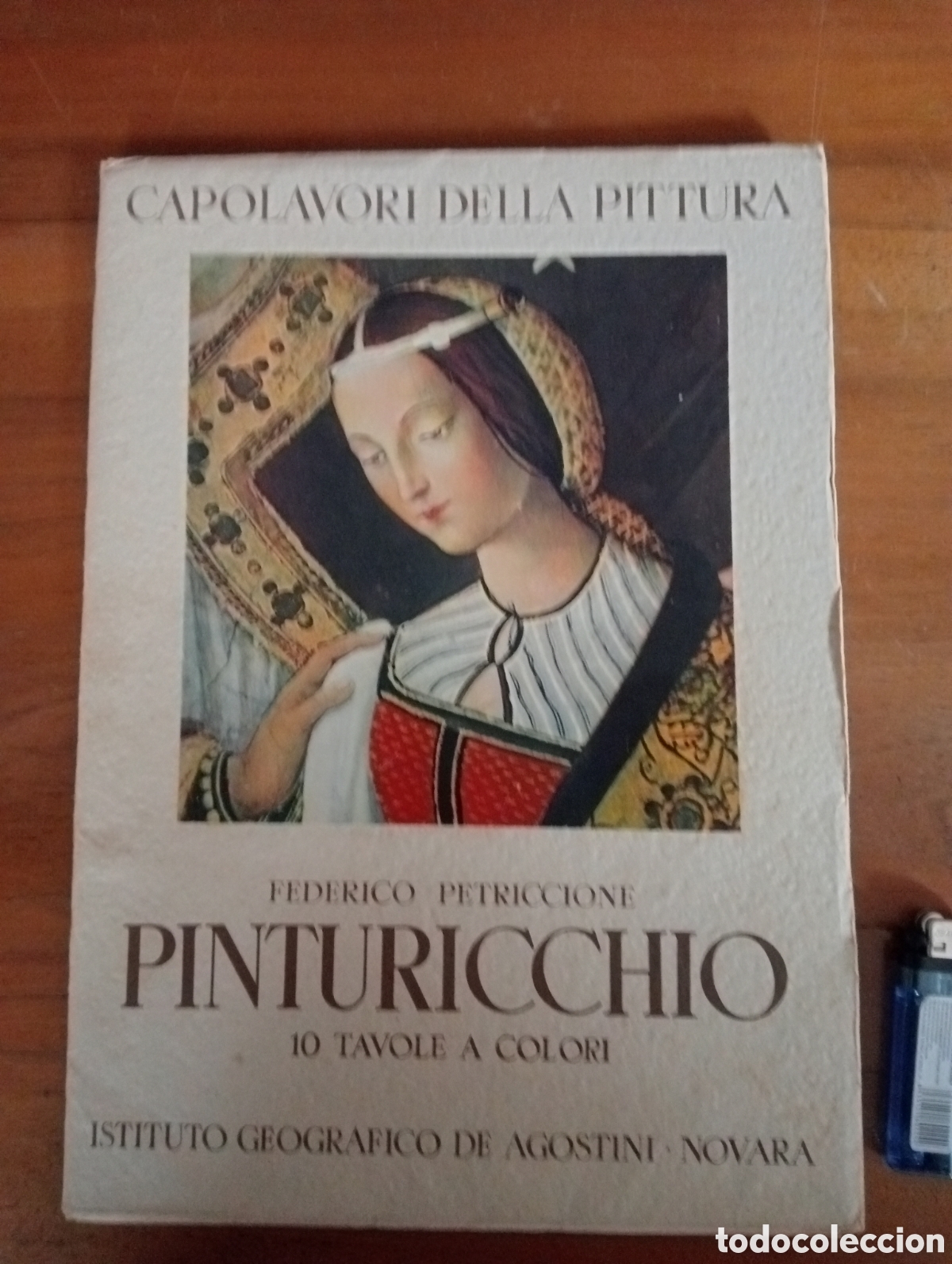 Antiquarische B&uuml;cher: Libro con 10 estampas del pintor Pinturucchio