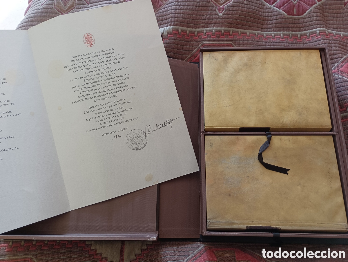 Libros antiguos: Facs&iacute;mil de libro di pittura de Leonardo Da Vinci