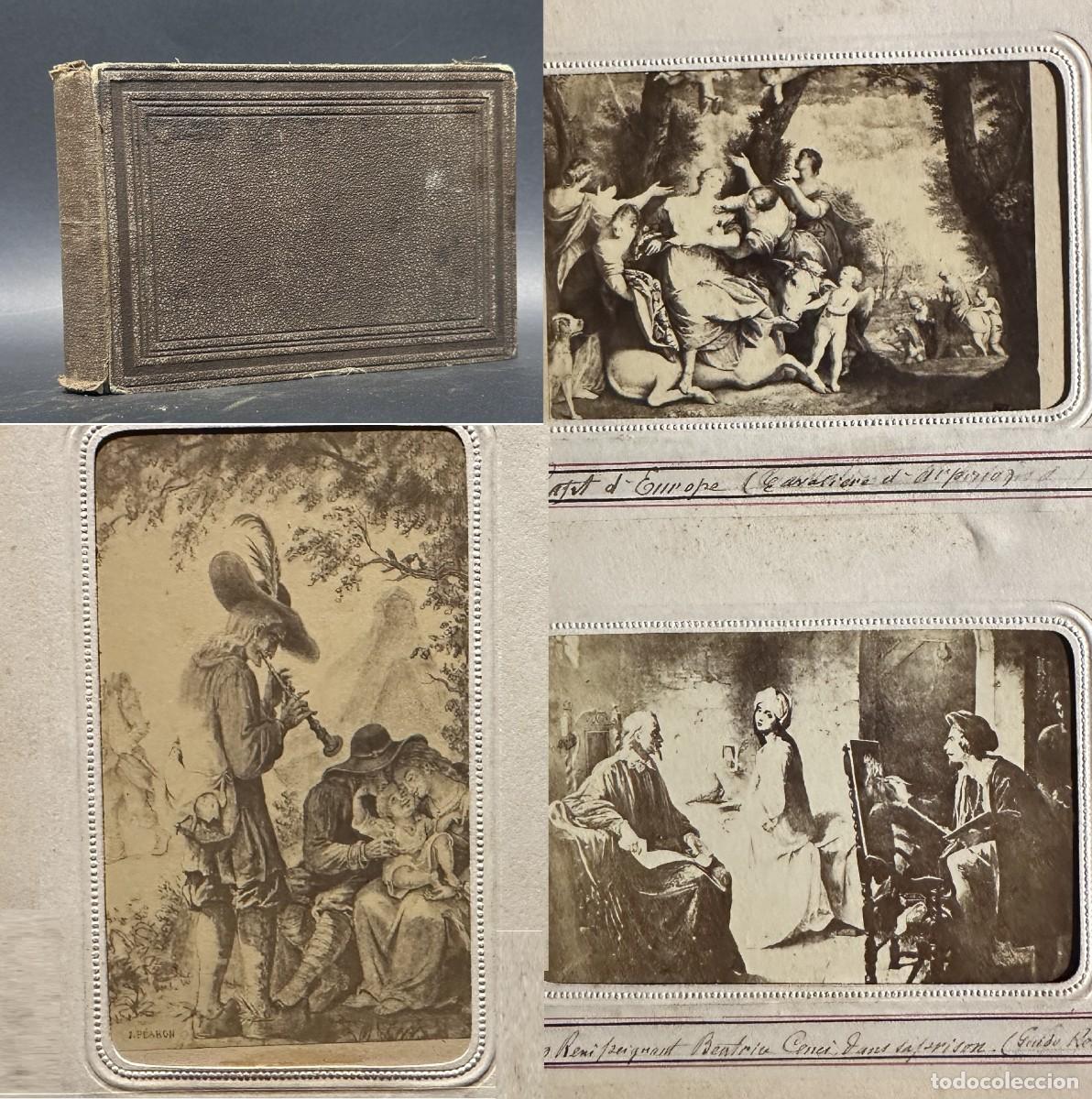 Libros antiguos: XIX - CONJUNTO DE FOTOGRAFIAS DE OBRAS DE ARTE - TARJETAS DE VISITA -