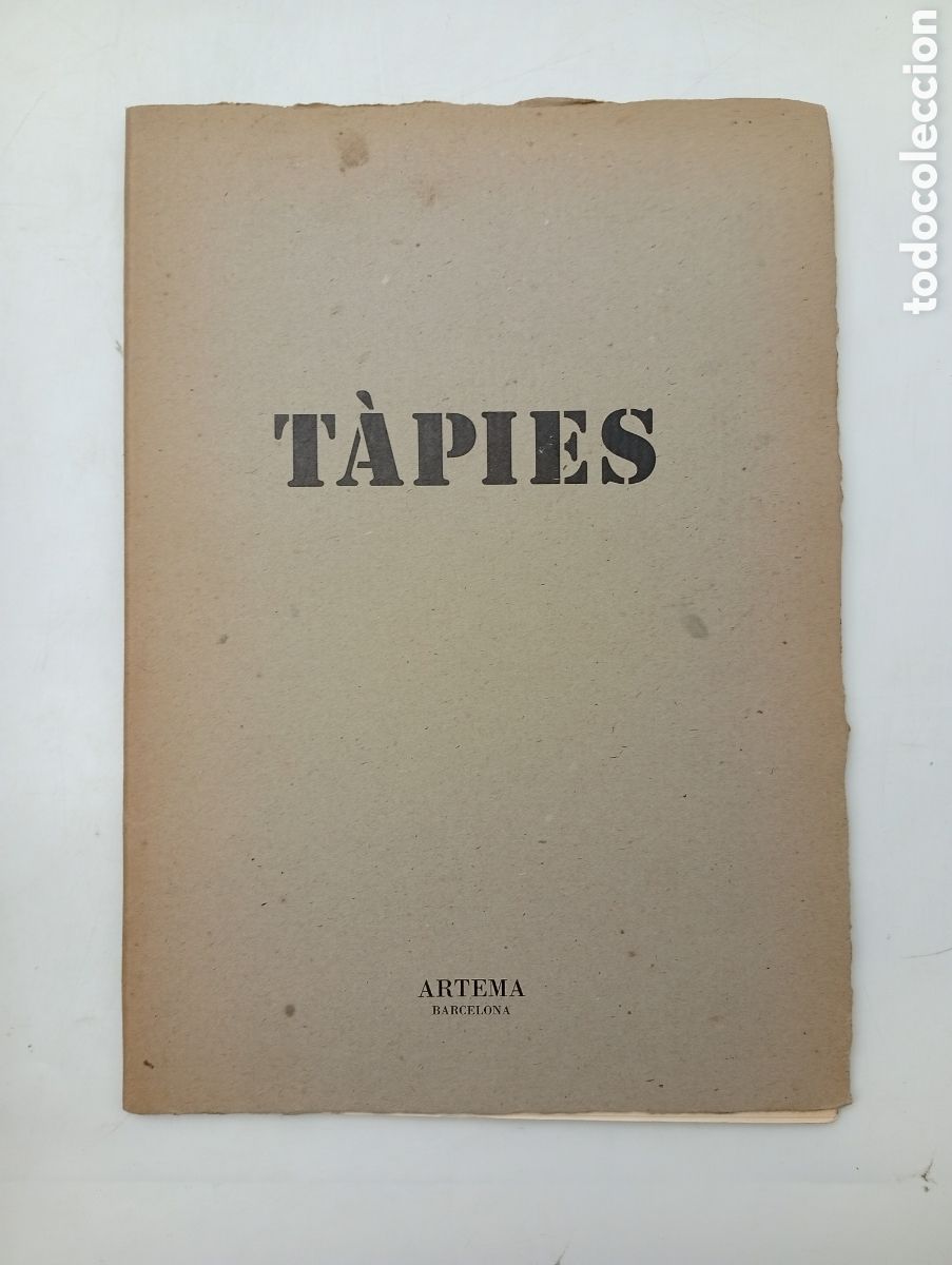 Libros antiguos: Cat&aacute;logo T&agrave;pies, obra 1945 - 1954 Artema, 1978 Barcelona.