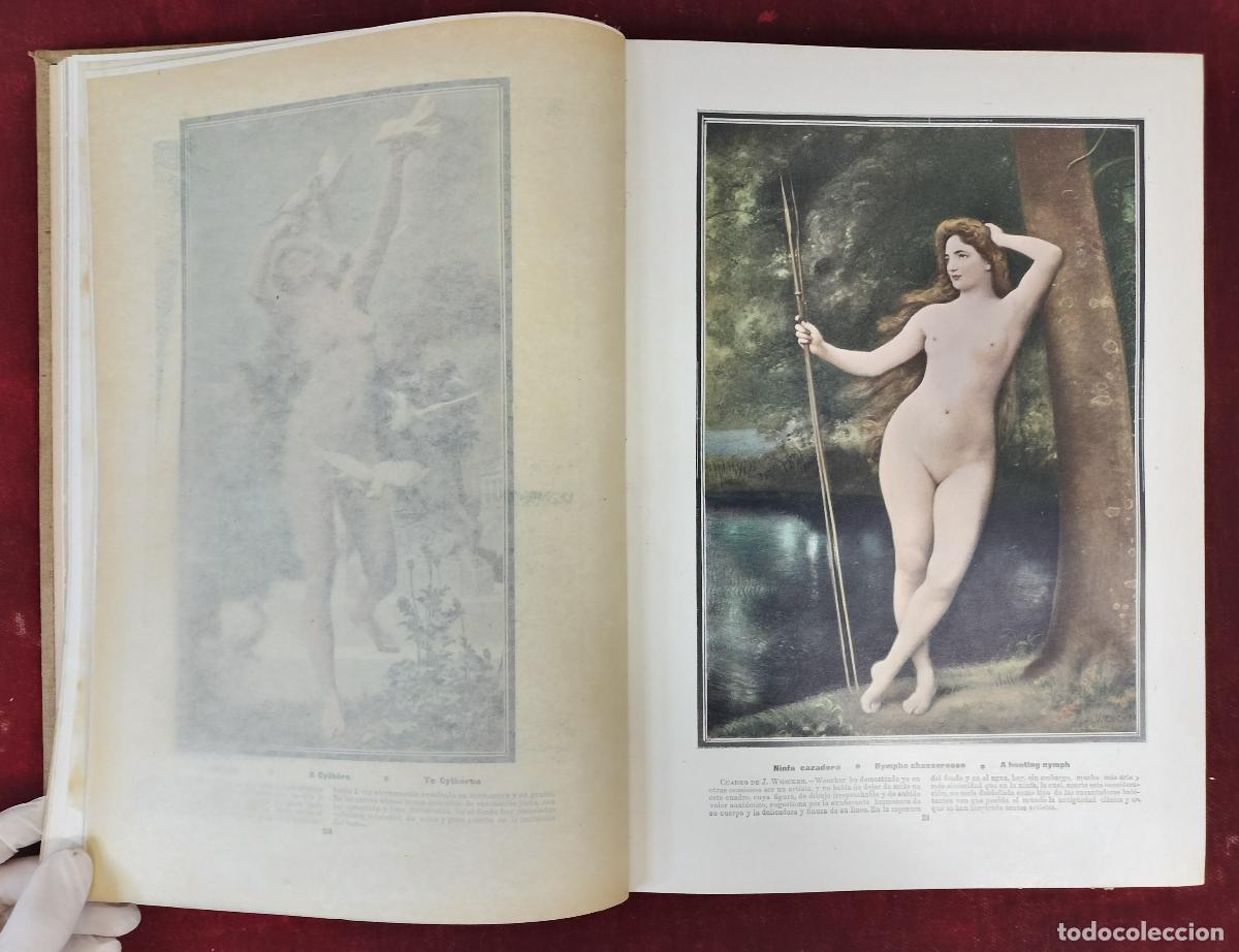 Libros antiguos: EL DESNUDO EN EL ARTE. COMPENDIO DE L&Aacute;MINAS DE OBRAS ART&Iacute;STICAS. BARCELONA, ED. SOPENA. SIGLO XX.