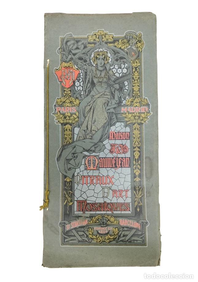 Libros antiguos: VITRAUX ET MOSAIQUES D'ART. CAT&Aacute;LOGO ILUSTRADO DE VIDRIERAS. J.H MAUM&Eacute;JEAN FR&Egrave;RES. PAR&Iacute;S. 1860.