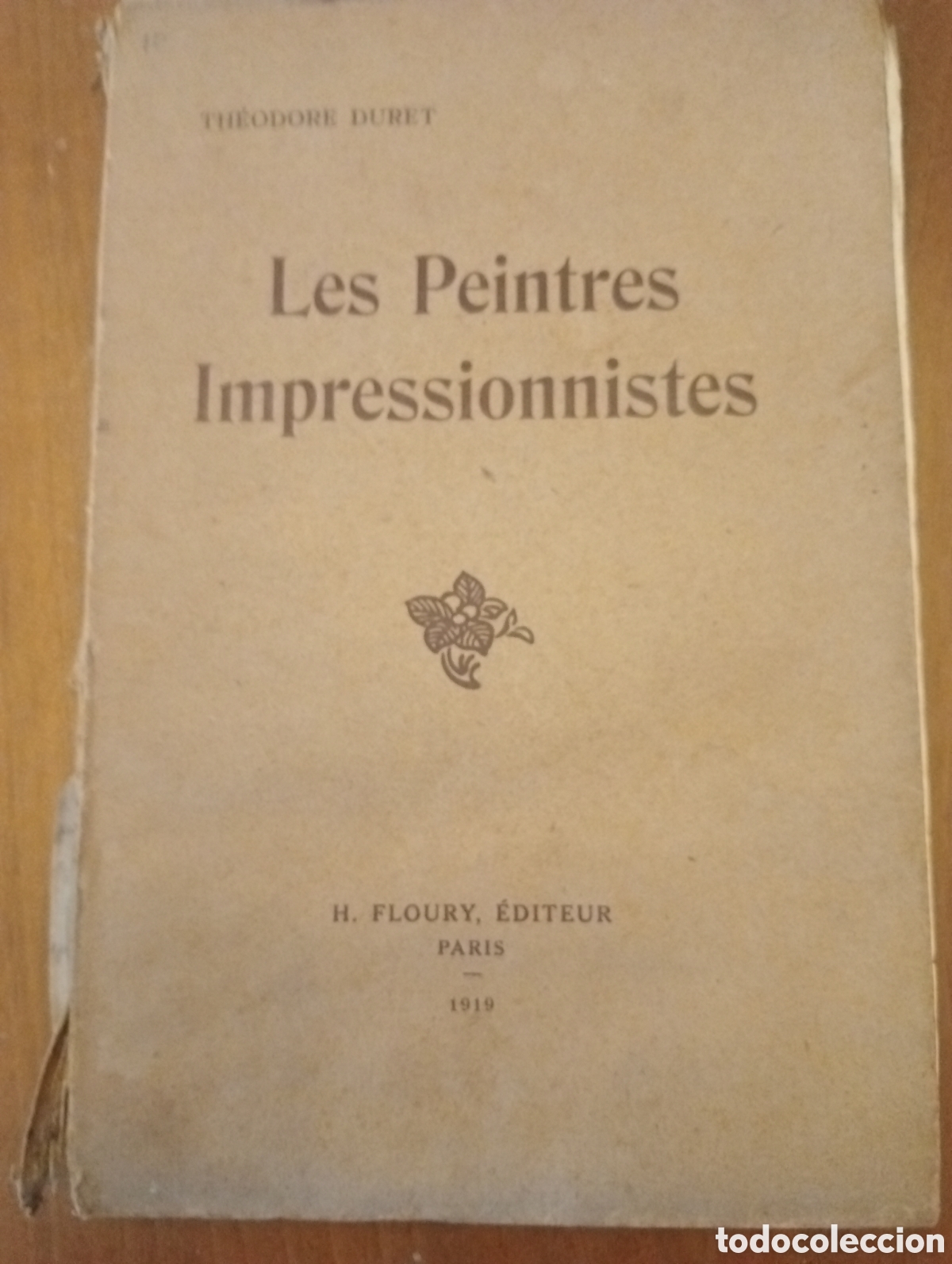 Libros antiguos: Les Peintres Impressionistes 1919 Par&iacute;s