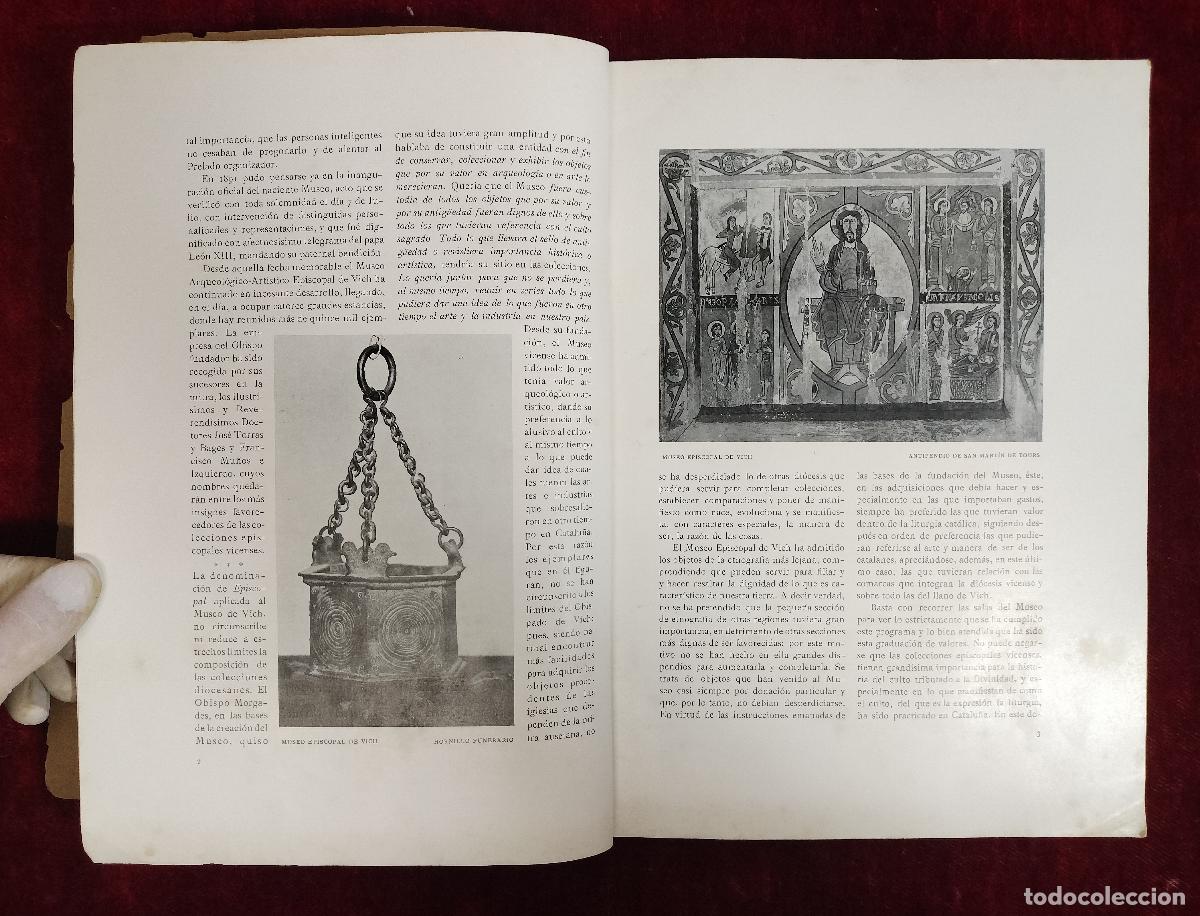 Libros antiguos: EL MUSEO EPISCOPAL DE VICH. J. GUDIOL. EDICI&Oacute;N MVSEVM. PRINCIPIOS DEL SIGLO XX.